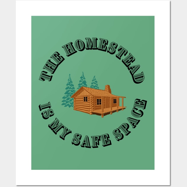 The homestead is my safe place | Wynonna Earp Fan T-Shirt Design Wall Art by Rainbow Kin Wear